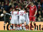 Nedtur. Pierre Emil Højbjerg blev taget ud efter en times spil efter en  skuffende indsats. 