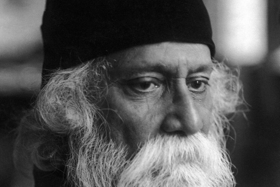 Rabindranath Tagore. Den indiske forfatter og poet vandt Nobelprisen i litteratur i 1913. 