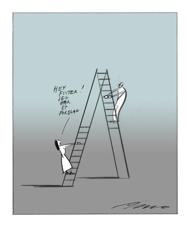 Tegning: Per Marquard Otzen (arkiv) 