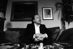 Javier Marías i sit hjem i Madrid i samtale med Politiken.  Foto:  Anya Bartels-Suermondt
 