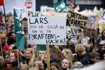 Demonstrationer mod nedskæringer på uddannelse