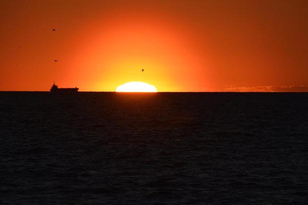 Skagen. Solnedgangspladsen i Gl. Skagen er altid et sikkert hit. Læserfoto: Hans Hannibal 