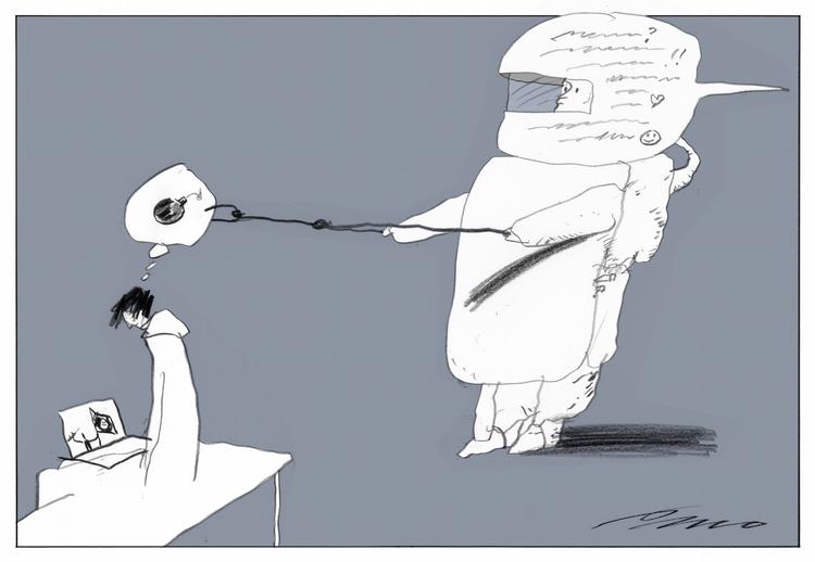 Tegning: Per Marquard Otzen (arkiv) 