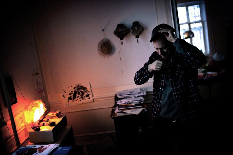 TALKS: Kunstner Tal R var en del af Chart Talks med Mamma Andersson, som han lige nu udstiller sammen med i København og Stockholm. 