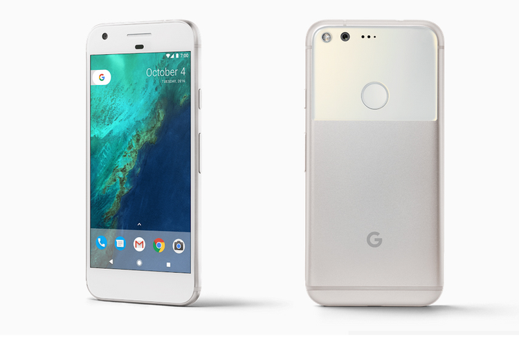TOPMODEL. Anmelderne mener, at Google Pixel er den bedste Android-telefon på markedet lige nu. Et par af dem mener dog, at designet kunne have været mere spændende. Foto: Google 