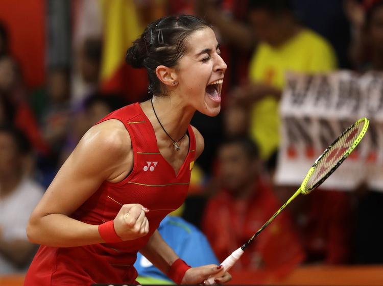 Brølstærk. Carolina Marin kan - som resten af verdenseliten - være en intimiderende modstander for et dansk talent, men mødet med hende vil alligevel være lærerigt. 