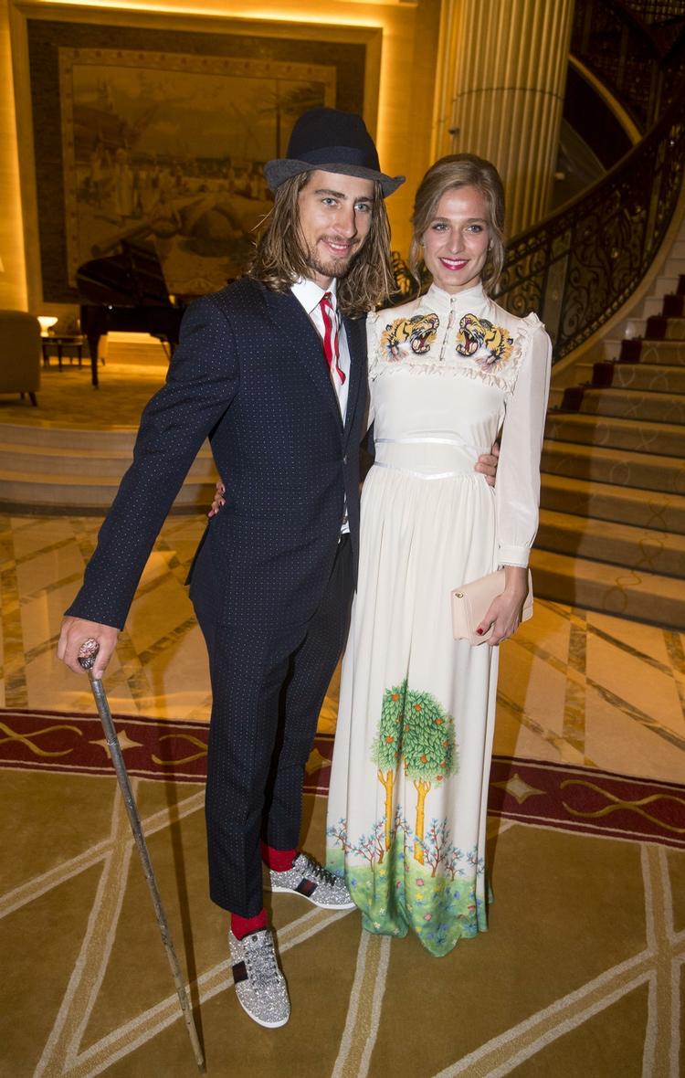 FEST. Peter Sagan skilte sig ud, da cykelsporten fejrede sig selv og sæson 2016. 
