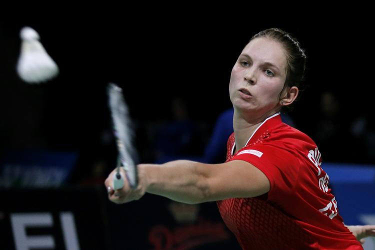 Solo. Mette Poulsen er eneste danske damesingle i 2. runde af Denmark Open. 