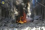 Advarsel. Hvis russiske fly bliver ved med at bombe i Aleppo, truer EU nu med nye sanktioner mod Rusland - oven i de sanktioner, der allerede eksisterer på grund af Ukraine. 