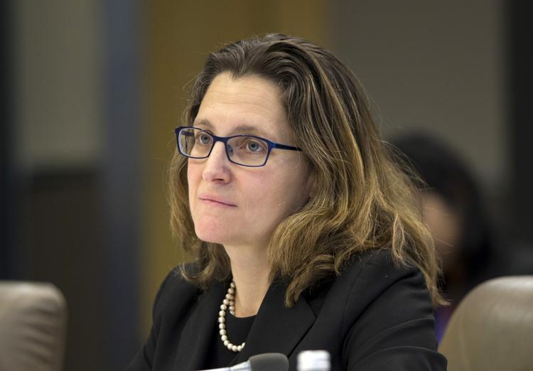 Skuffet. Den canadiske handelsminister, Chrystia Freeland, forlod fredag Valloniens provinshovedstad Namur dybt rystet over, at den belgiske delstat blokerer for Canadas store frihandelsftale med Europa (CETA). 