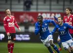 Mål. Kim Ojo kom på tavlen for Lyngby i sin anden kamp for klubben. 