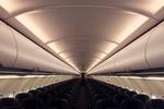 Lyset i kabinen kan skifte undervejs på flyveturen. Foto: SAS 