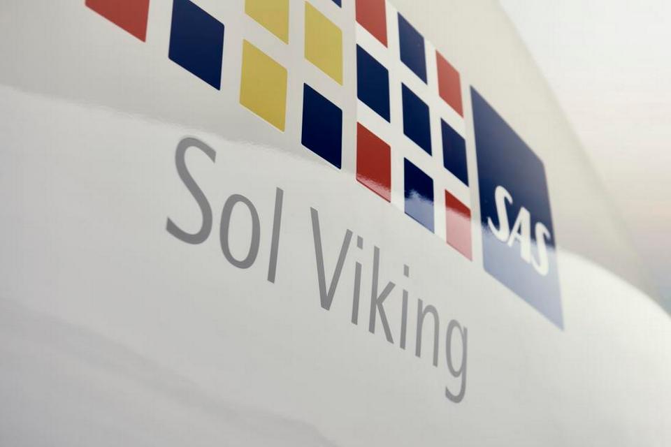 SAS holder fast i traditionen med navngive flyene som en slags viking. Foto: SAS 