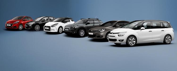 UDVALGET. Indtil videre har det nye firma Bilabonnement seks biler på programmet: Peugeot, Citroën C3, DS3, Citroën C4 Cactus, Citroën C4 og Citroën Grand Picasso. Alle med dieselmotor. PR-foto 