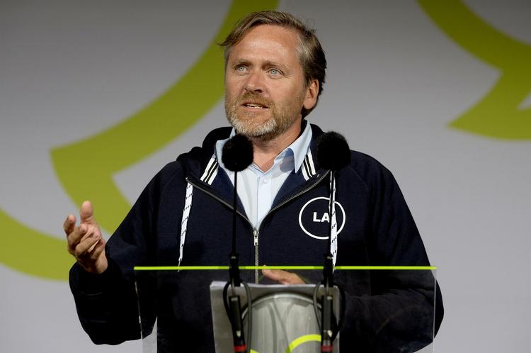 folkemøde. Liberal Alliances leder, Anders Samuelsen, fotograferet på dette års folkemøde på Bornholm. 