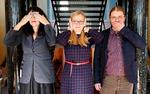 Idealister. Piratpartiets tre frontfigurer er Birgitta Jónsdóttir (tv.). Ásta Guðrún Helgadóttir (i midten) og Helgi Hrafn Gunnarsson (th.). 