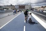 AFLASTNING. Inderhavnsbroen har taget spidsen af den meget tætte cykeltrafik, der går over Knippelsbro. 
