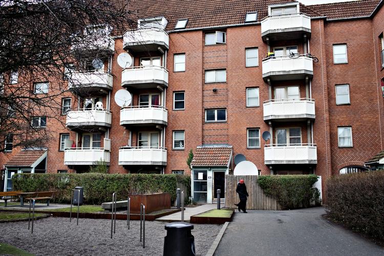FASTLÅST Mjølnerparken i København er et af de områder, forskerne har undersøgt. 