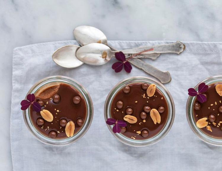Parløb. Mælkechokolade og peanutbutter – det perfekte makkerpar i mousseform. Måske næste weekends dessert? 