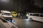 drabsstedet. Elverparken i Herlev fredag aften. Det er her, at en 32-årig gravid kvinde blev dræbt med adskillige knivstik. 