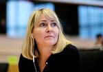 Fuldblodseuropæer. Den 49-årige Christel Schaldemose (S) har siddet i Europaparlamentet, siden hun i 2006 overtog pladsen fra partifællen Henrik Dam Kristensen. Selv om EU-politik har vist sig frustrerende, har hun ingen planer om at skulle hjem til dansk politik. Det er EU alt for vigtigt til. Foto: Thierry Monasse 