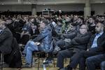 Kønsopdeling. Der var en skarp adskillelse af kønnene til Hizb ut-Tahrirs årsmøde i Korsgadehallen på Nørrebro. 