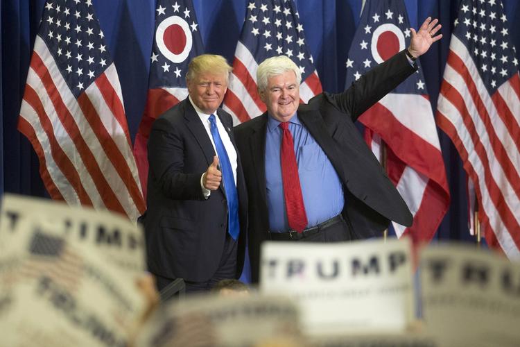 KABINETTET. Den 73-årige Newt Gingrich er i spil som Donald Trumps kommende udenrigsminister. 