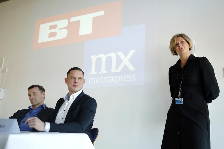 LÆSERTAL. »Samlet set har vi fået den kritiske masse, der skal til, for at vi kan sikre en sund og lønsom forretningsmode«, sagde direktør for Berlingske Media, Mette Maix, på pressemødet. 