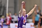 STYRKE. Stine Jørgensen spillede lørdag eftermiddag en flot kamp og blev sit holds topscorer med 8 træffere. 