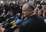 vinderen. Igor Dodon har fået 54 procent af stemmerne ved præsidentvalget i Moldova. 