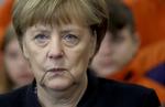 Germany Merkel Firefighters