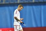 Synlig. Simon Kjær var til stede som anfører, reel målscorer og redningsmand på egen målstreg. 