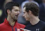 RIVALER. Novak Djokovic (tv.) og Andy Murray har på banen kæmpet mod hinanden, siden de var teeenagere. 
