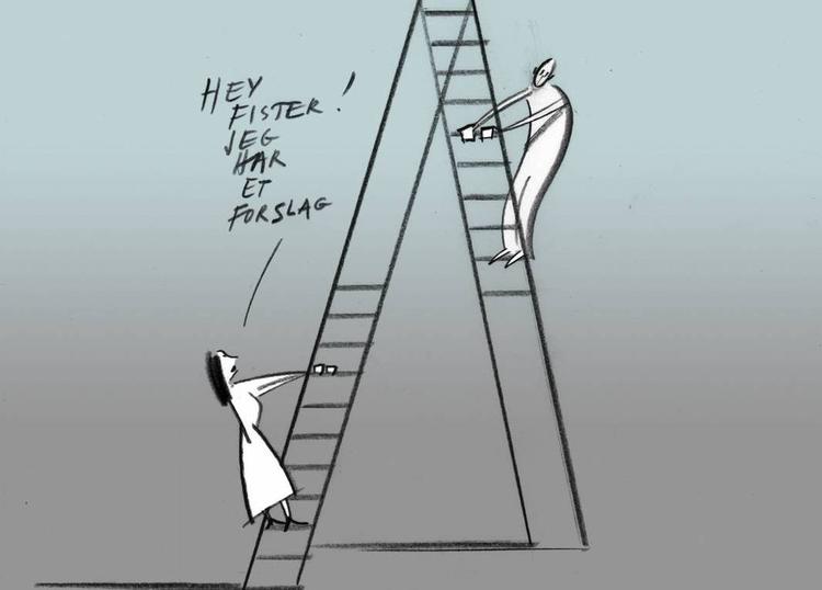 Tegning: Per Marquard Otzen (arkiv) 