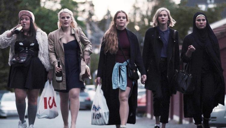 kult. Veninderne Chris, Vilde, Eva, Noora og Sana har taget Norden med storm i en grad så tv-serien 'Skam' er blevet kult. Foto: NRI 