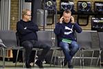 SKILT. Ulrik Wilbek og Gudmundur Gudmundsson har ikke haft det bedste parløb omkring det danske håndboldlandshold. 
