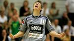 GOG's Lasse Svan Hansen jubler, efter at det står klart, at GOG er videre til finalen. - Foto: Jens Dresling 