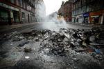Nørrebrogade var skæmmet af de mange barrikader efter ungdomshusurolighederne dengang i marts 2007. 