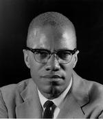 Myrdet. Malcom X blev skudt i 1965, mens han holdt en tale. Foto: EDDIE ADAMS/AP