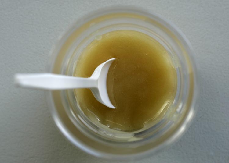 Biprodukt. Den søde aromatiske honning spiller fantastisk sammen med den syrlige yoghurt. FINN FRANDSEN/POLFOTO