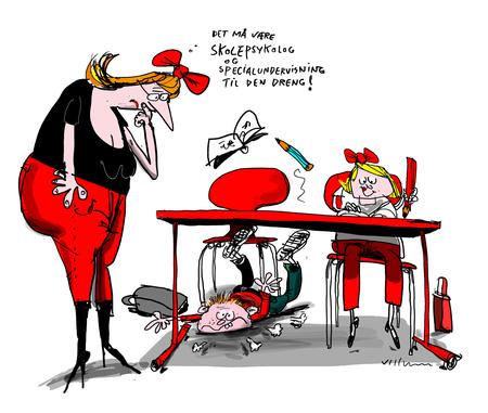 Tegning: Jørn Villumsen (arkiv) 