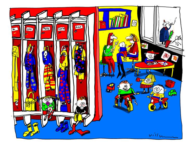 Tegning: Jørn Villumsen (arkiv) 