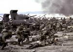 Opsigtsvækkende. De allierede landgang i Frankrig under Anden Verdenskrig - her genskabt i filmen 'Saving Private Ryan' - skete 6. juni 1944. Dermed er den dag skrevet ind i historien - men hvilke dage skete der store ting på én gang. Foto: DreamWorks/David James/AP