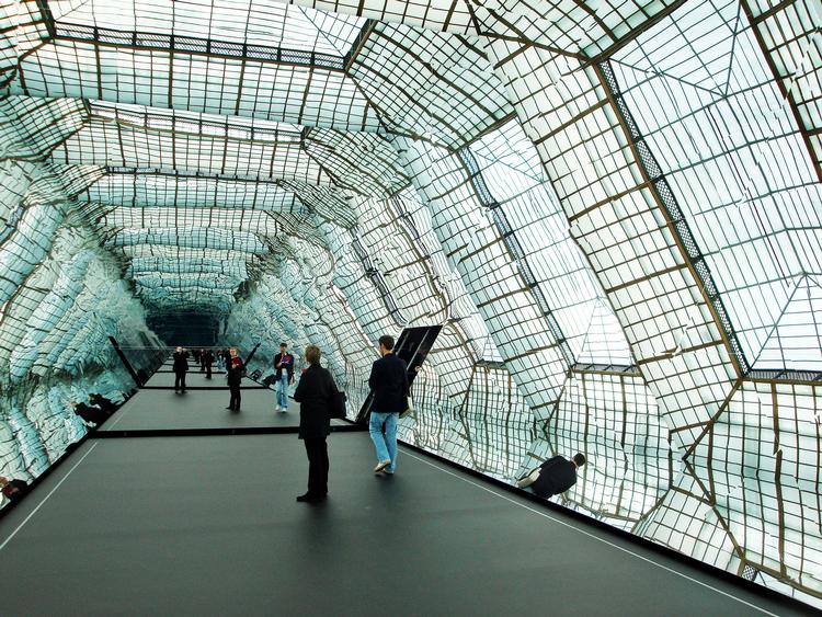 SUCCES. Et værk af Olafur Eliasson, den verdenskendte dansk-islandske kunstner, ses her i Berlin. Arkivfoto Peter Wivel 