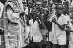 Muhammed Ali på besøg i Nigaria i 1964. 