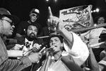 Muhammed Ali under træning inden kampen mod Leon Spinks i 1978. Den kamp tabte Ali. 