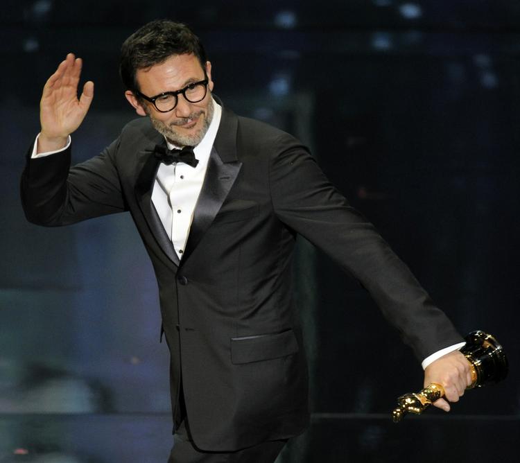 Triumf. Michel Hazanavicius, har med 'the Artist' realiseret sin egen dybfølte kærlighedserklæring til stumfilmen. Foto: Mark J. Terrill/AP