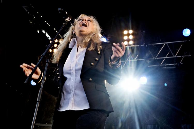 Anne Linnet er et af hovednavnene til årets Copenhagen Pride Week. Hun skal spille på Rådhuspladsen, der i ugens løb bliver til Pride Square.   LINDA JOHANSEN (arkiv)/POLFOTO