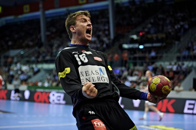 Hvis GOG-målmanden rammer dagen, kan han bringe sin fynske klub i finalen og videre til DM-guldet. MIKKEL KHAN TARIQ/POLFOTO