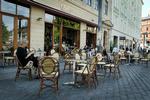 Café Obelix på Vesterbros Torv. SVANE NICOLAI/POLFOTO
